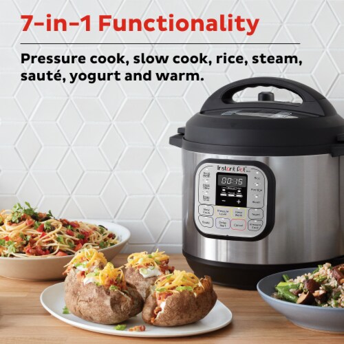 Instant Pot® Duo™ Mini 3-quart Multi-Use Pressure Cooker Perspective: top