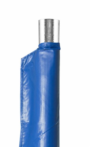 Trampoline Pole Sleeve Protectors - Set of 6 - Blue Perspective: top