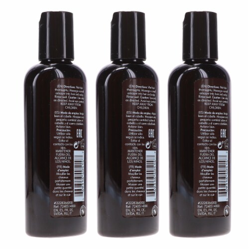 American Crew Daily Shampoo 3.3 oz 3 Pack Perspective: top