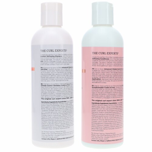 Ouidad Advanced Climate Control Defrizzing Shampoo 8.5 oz & Conditioner 8.5 oz Combo Pack Perspective: top