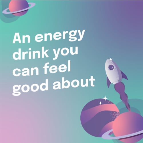 Alani NU Cosmic Stardust™ Energy Drink Can Perspective: top