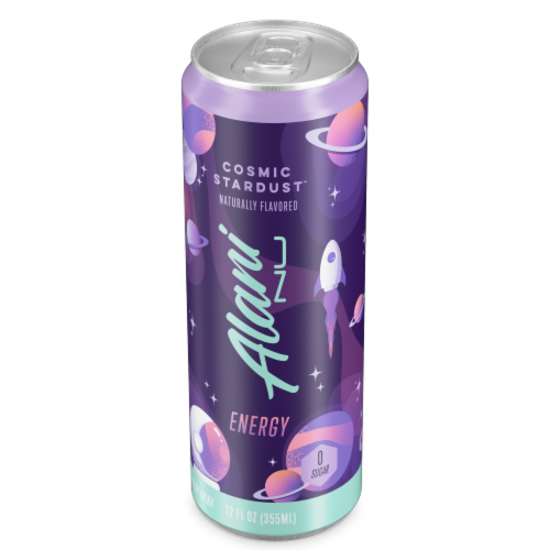 Alani Nu Cosmic Stardust Energy Drink - 12 Fl Oz Perspective: top