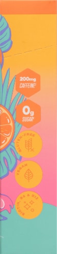 Alani Nu Orange Kiss Energy Drink Mix Sticks Perspective: top