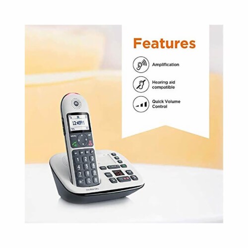 Motorola CD5014 DECT 6.0 Digital Cordless Phone with Answering Machine - 4 Pack Perspective: top