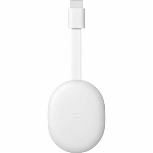 Google Nest GA03131 Chromecast With Google TV (HD) - Snow Perspective: top