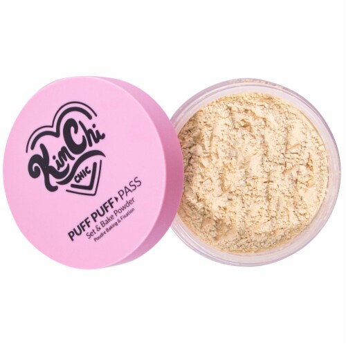 KimChi Chic Beauty Puff Puff Pass Set & Bake Powder - Banana Perspective: top