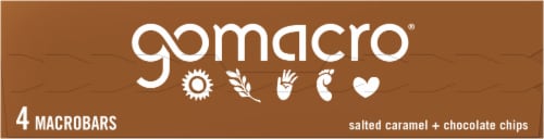 GoMacro® Salted Caramel and Chocolate Chip MacroBar® Perspective: top