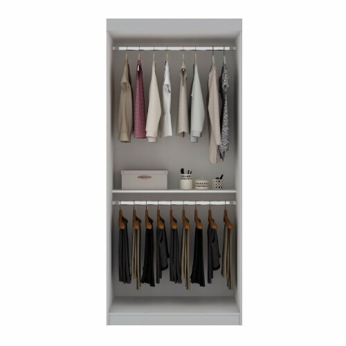 Closet with 2 hanging rods online