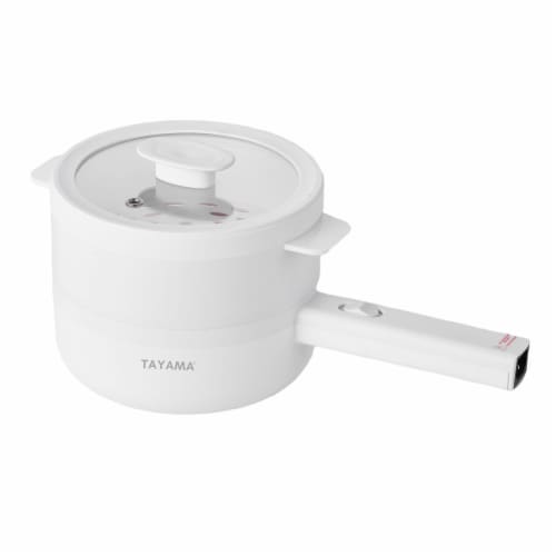Tayama THP-150 1.5 Litre Electric Cooking Pot & Food Steamer Perspective: top