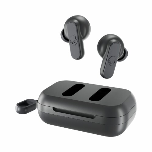 Skullcandy® Dime True Wireless Earbuds - Gray Perspective: top
