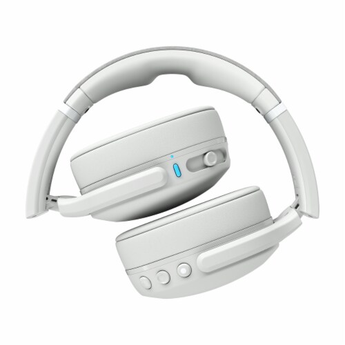Skullcandy Light Grey Crusher Evo Wireless Headphones Perspective: top