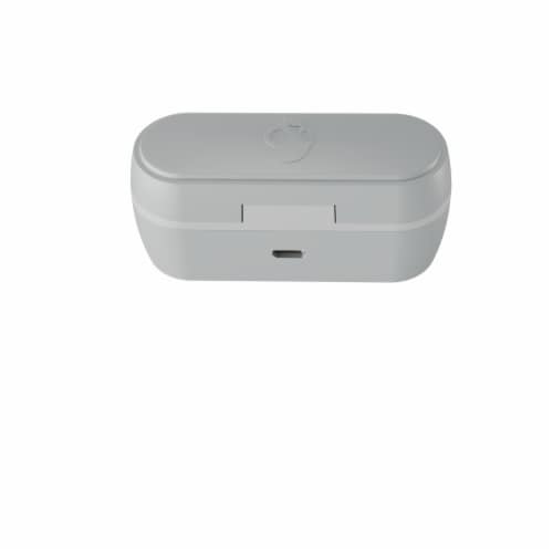 Skullcandy Jib True Wireless Earbuds - Light Gray Perspective: top