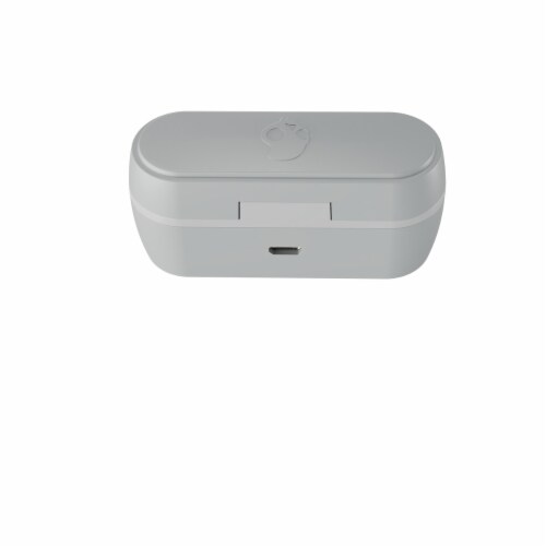 Skullcandy Jib True Wireless Earbuds - Light Gray Perspective: top