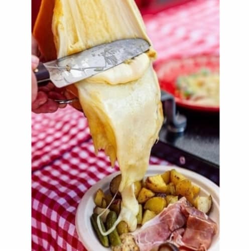 igourmet French Raclette Cheese 2 Pound Cut - 3 Pack (Total 6lb) Perspective: top