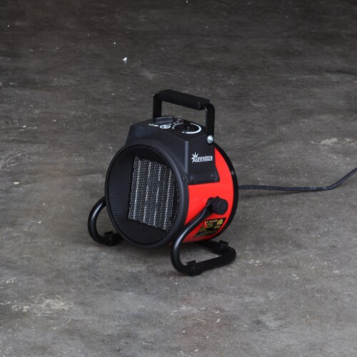 Sunnydaze 750W/1500W Portable Ceramic Electric Space Heater with Handle Perspective: top