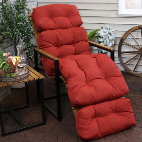 Red outdoor chair cushions 2025