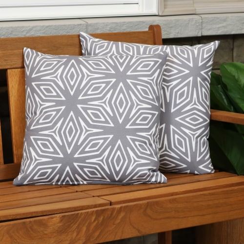Grey sales geometric throw