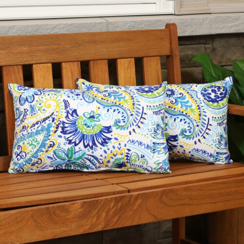 Outdoor Lumbar Throw Pillows, (12 x 20)