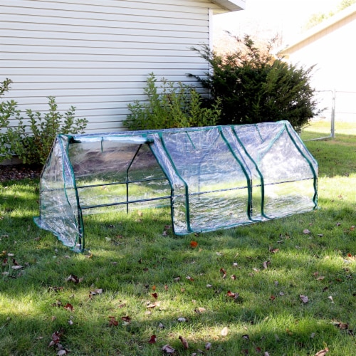Mini Greenhouse Outdoor Portable Garden Seedlings Plant Clear Hot Grow House Perspective: top