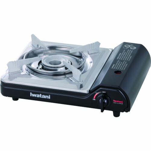 Iwatani Cassette Feu Portable Butane Stove in Black - 12,000