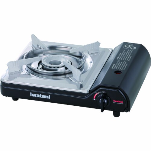 Iwatani Modern Cassette Feu Portable Butane Stove - Set of 2, 12,000BTU/hr,  Black, 2 Count - Kroger