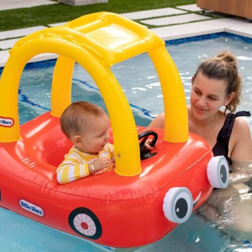 PoolCandy® Little Tikes® Cozy Coupe® Ride-On Inflatable Pool Float Perspective: top