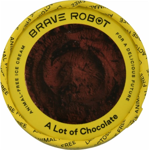 Brave Robot A Lot of Chocolate Animal-Free Ice Cream Perspective: top