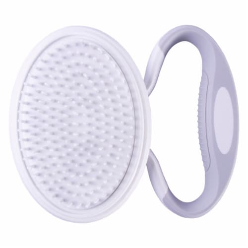 Pet Life Gyrater Swivel Travel Soft Grooming Pet Pin Brush Perspective: top