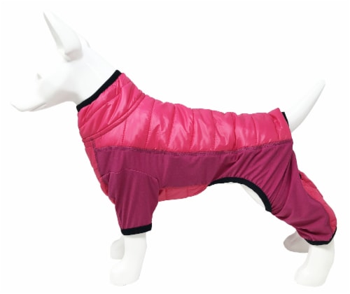 Pet Life Aura-Vent Lightweight 4-Season Stretch and Quick-Dry Full Body Dog Jacket Perspective: top
