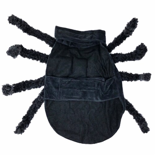 Pet Life Creepy Webs Holiday Spider Pet Dog Costume Perspective: top