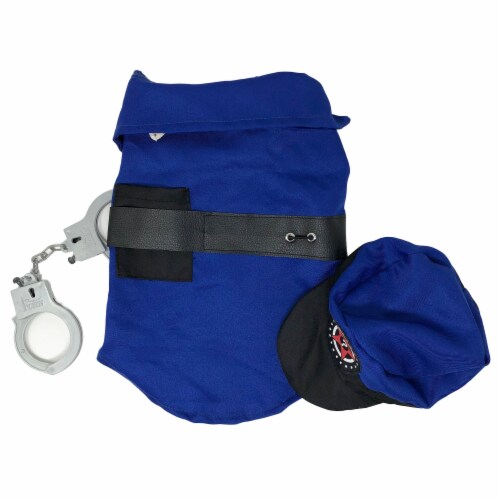 Pet Life Pawlice Pawtrol Police Pet Dog Costume Uniform Perspective: top