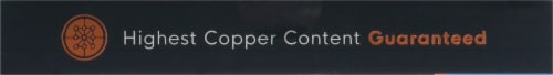 Copper Compression Knee Sleeve Perspective: top
