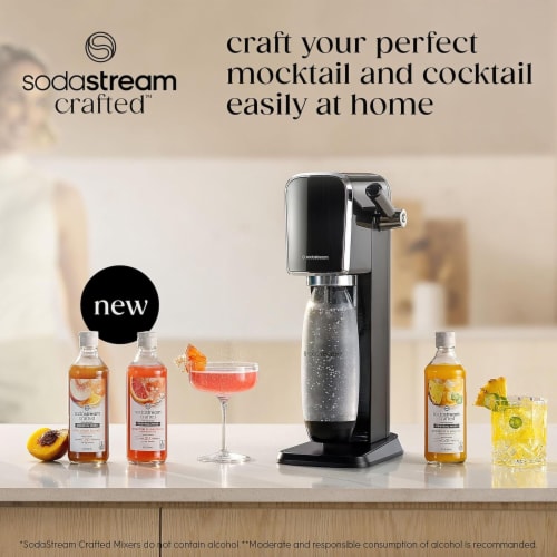 SodaStream® Crafted Non-Alcoholic White Peach & Ginger Cocktail Mixer Perspective: top