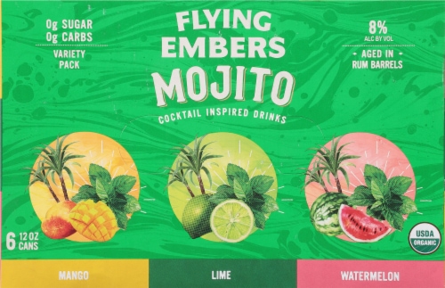 Flying Embers Mojito Variety Pack Perspective: top