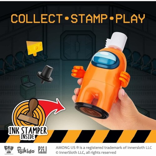 among us figure with stamper