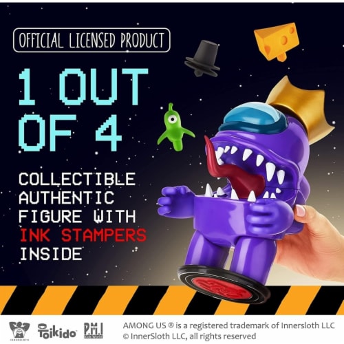 among us figure with stamper