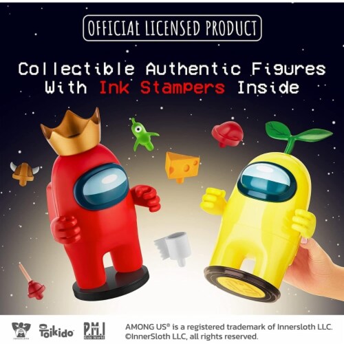 among us figure with stamper