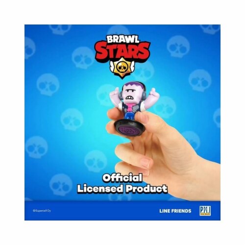 Brawl Stars Character Stamps 5pk Frank Bo Mr. P Piper Bea Epic Game Figures PMI International Perspective: top