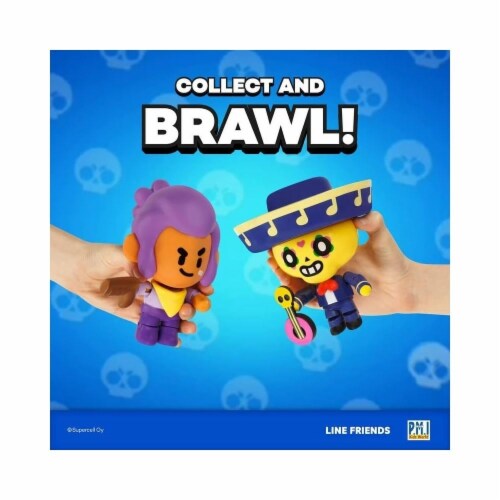 Brawl Stars Action Figure Poco Brawler Guitar Detachable Spanish