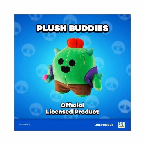 Brawl Stars Spike Plush Buddy 7 Character Doll Cactus Flower Brawler PMI  International, 1 unit - Kroger