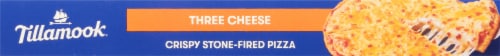 Tillamook® Crispy Stone Fired Three Cheese Pizza Perspective: top