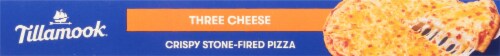 Tillamook® Crispy Stone Fired Three Cheese Pizza Perspective: top