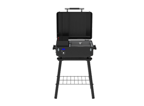 Z Grills Wood Pellet Grill - Black Perspective: top