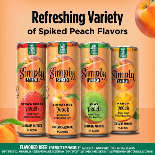 Simply Spiked Peach Variety Pack Perspective: top