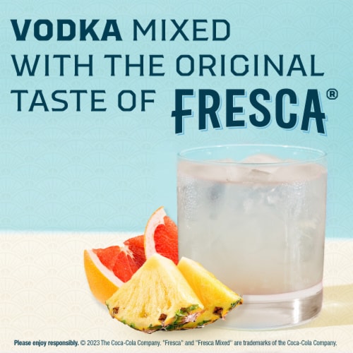 Fresca Mixed Citrus Vodka Spritz Canned Cocktail 8 Cans Variety Pack Perspective: top