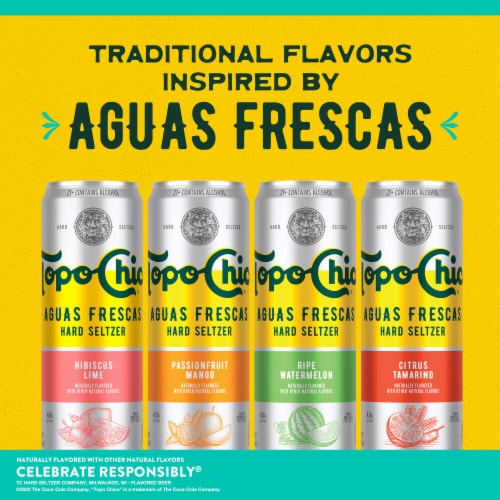 Topo Chico Aguas Frescas Hard Seltzer Variety Pack 12 oz Cans