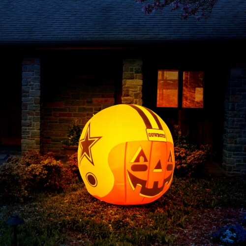Sporticulture™ NFL Dallas Cowboys Team Pride Inflatable Jack-O'-Helmet Perspective: top