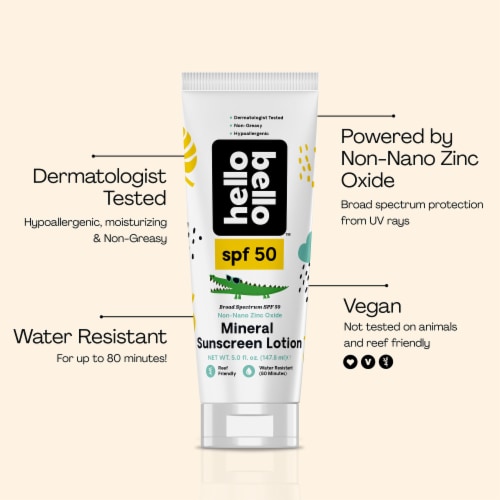 Hello Bello Mineral SPF 50 Sunscreen Perspective: top