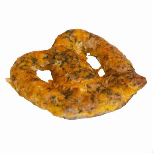 Chesapeake Bay Gourmet Jumbo Maryland Crab Dip Pretzel, 4 Pretzels, 1/2 LB Each. Perspective: top