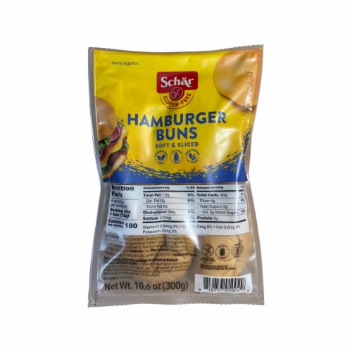 Schar Gluten Free Bread Combo Packs (Hot Dog & Burger) | 4 Packs | Tribeca Curations Perspective: top